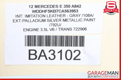 10-13 Mercedes W212 E350 E400 Front / Rear Right Exterior Door Handle Silver