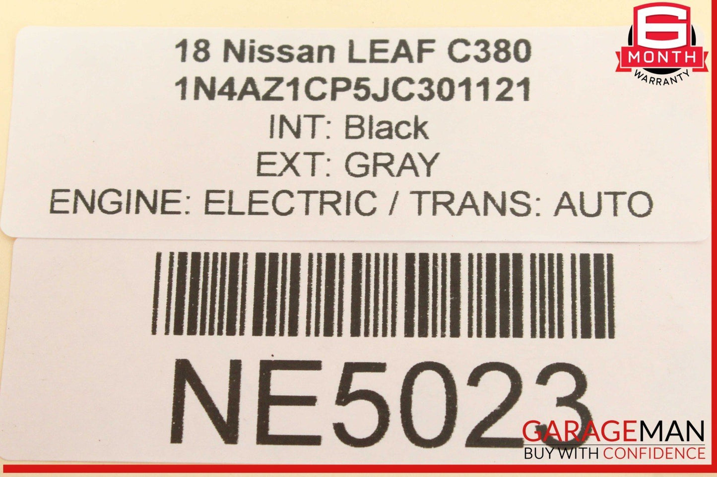 13-24 Nissan Leaf Rear Right Passenger Side Exterior Door Handle 826409N00A OEM