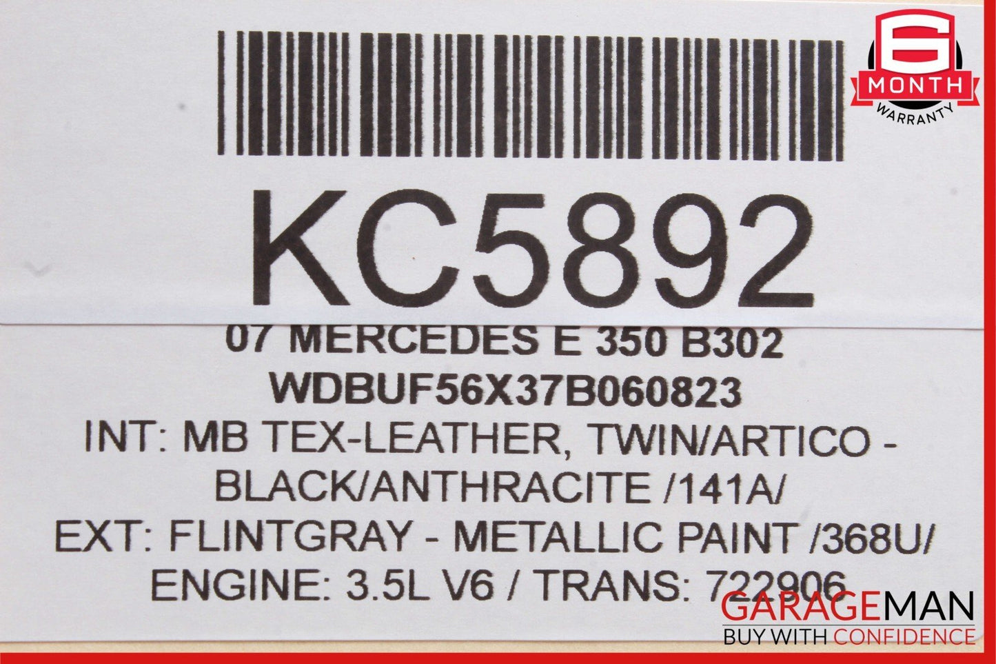 03-09 Mercedes W211 E550 E350 E63 AMG Front Left Side Door Control Module Unit