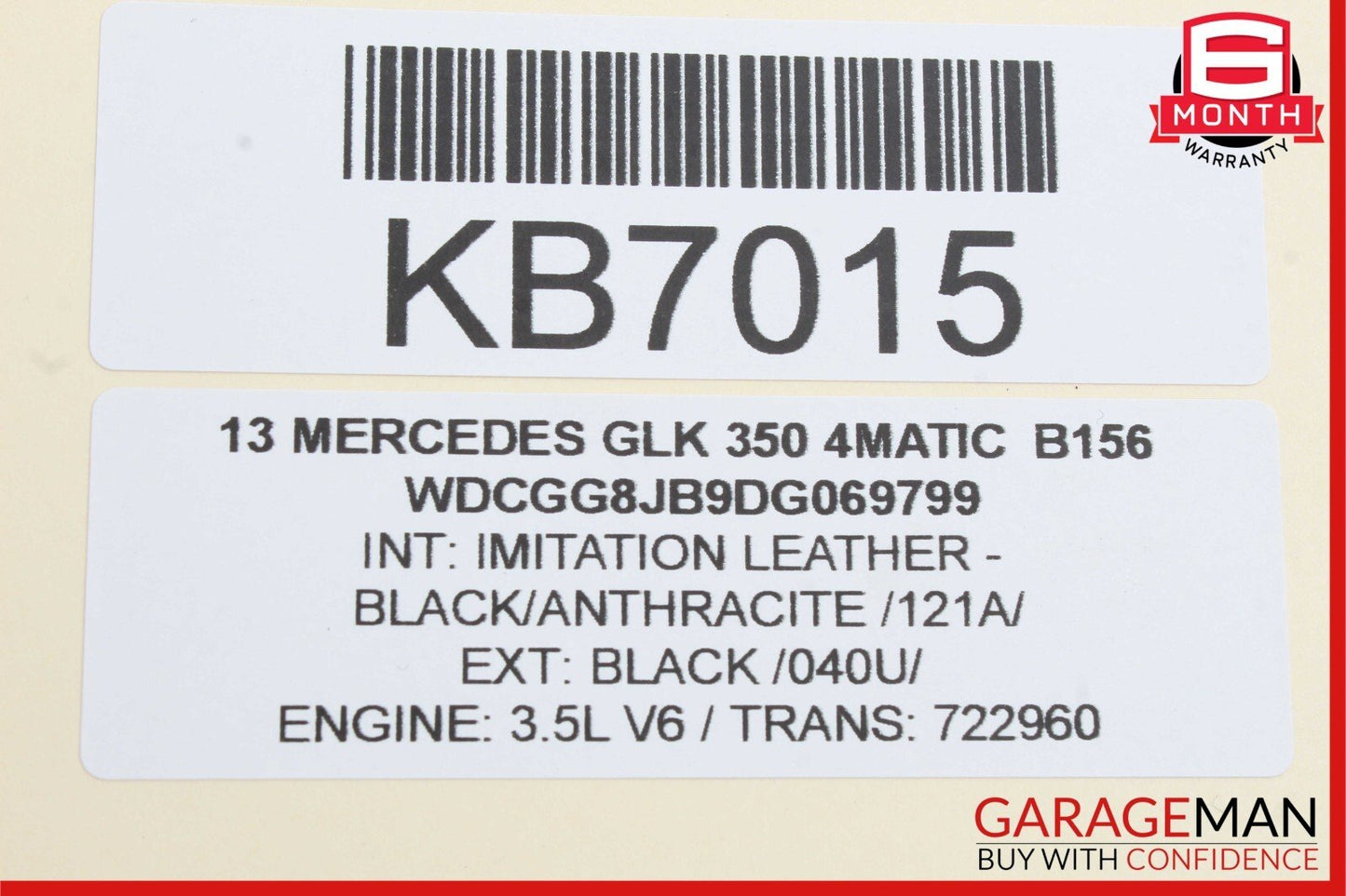 08-15 Mercedes X204 GLK350 E350 Front Right Side Door Lock Latch Actuator OEM