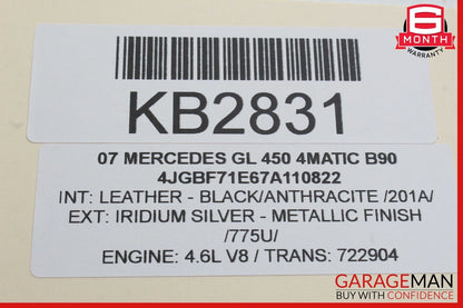 06-12 Mercedes X164 GL450 4MATIC Rear Left & Right Door Sound Audio Speakers OEM