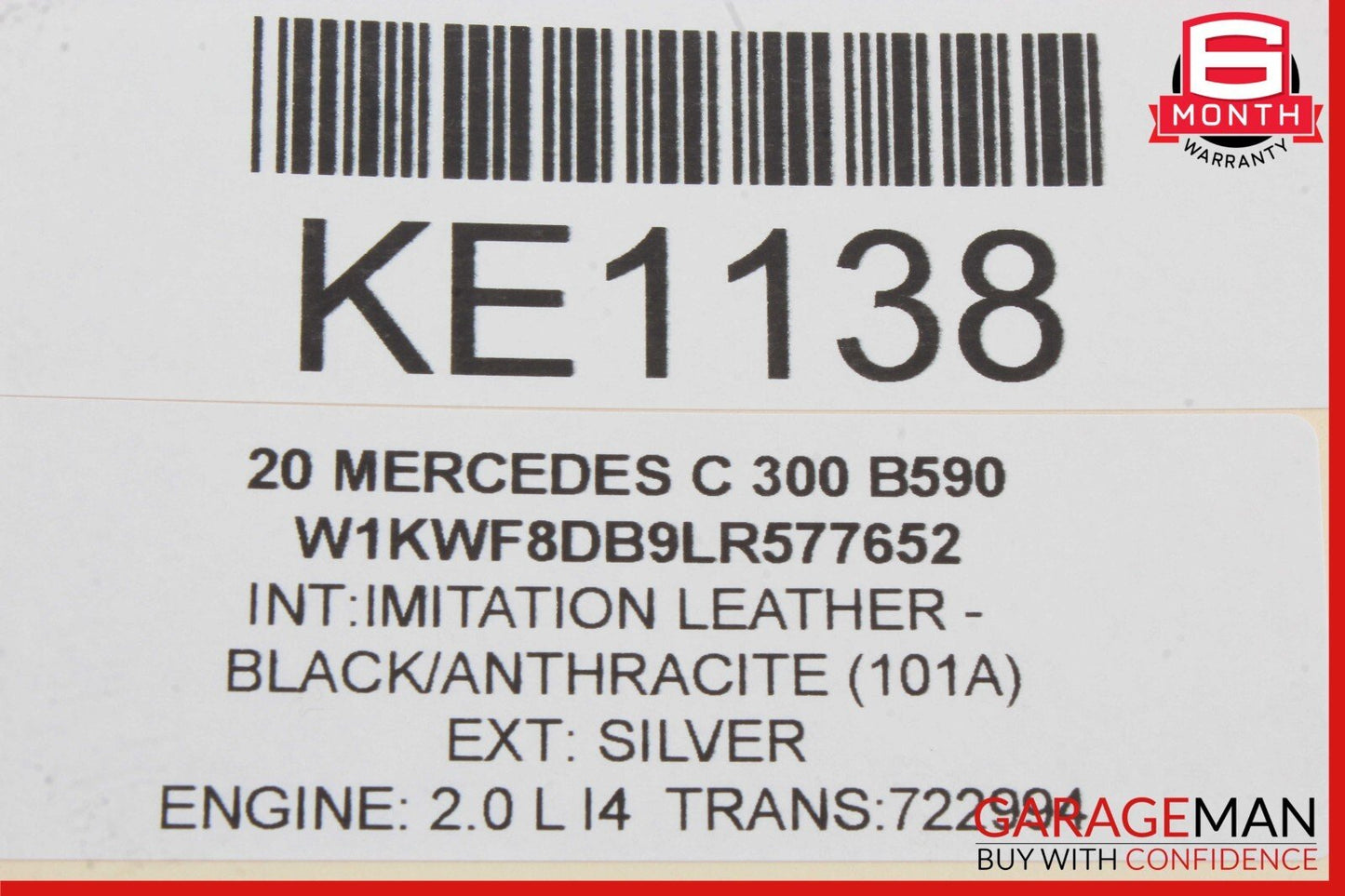15-20 Mercedes W205 C300 C350e Rear Right Side Door Lock Latch Actuator OEM