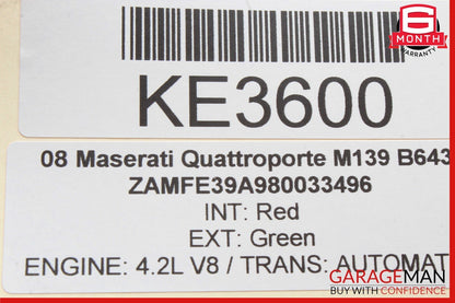 03-08 Maserati Quattroporte M139 Park Parking Assist Control Module OEM