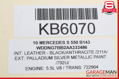 07-13 Mercedes W221 S550 S65 AMG Rear Left Driver Side Exterior Door Handle OEM