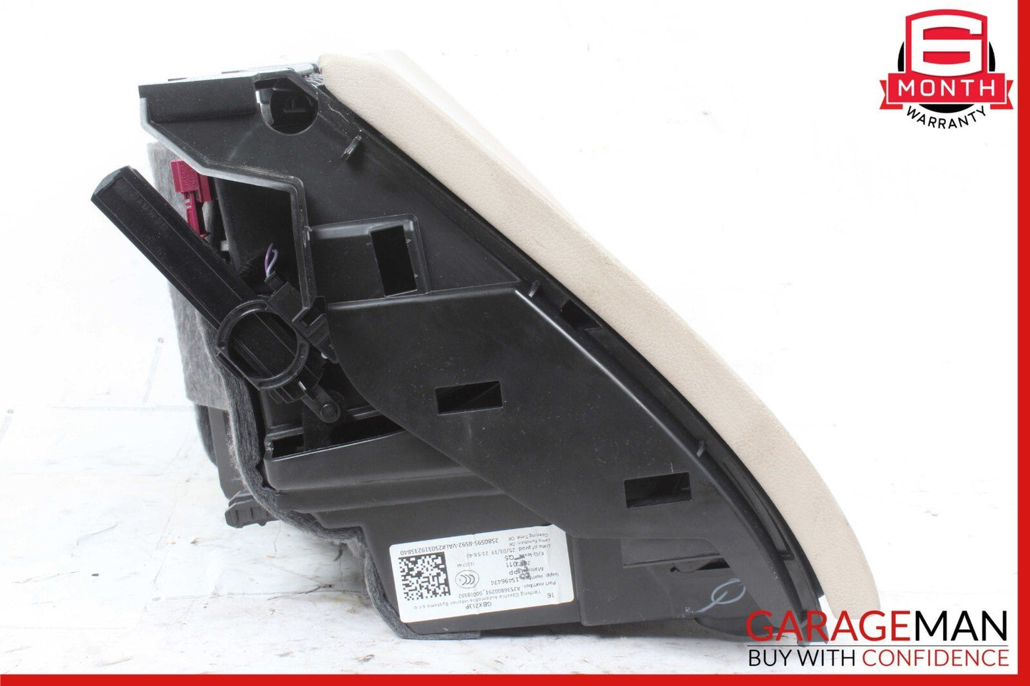 16-22 Mercedes X253 GLC300 Glove Box Dash Compartment White 2536800291 OEM