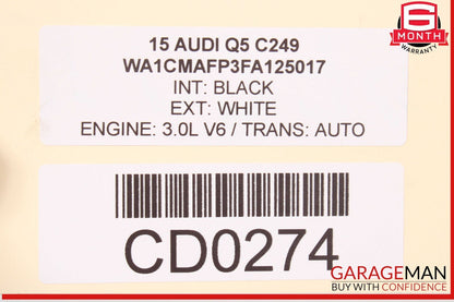 09-17 Audi Q5 A4 A5 S4 S5 Engine Turbo Air Intercooler 8K0145805G OEM