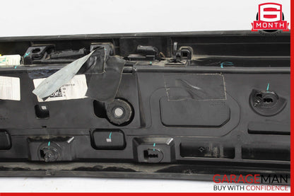 17-22 Alfa Romeo Giulia Rear Tailgate License Plate Molding Trim Cover OEM