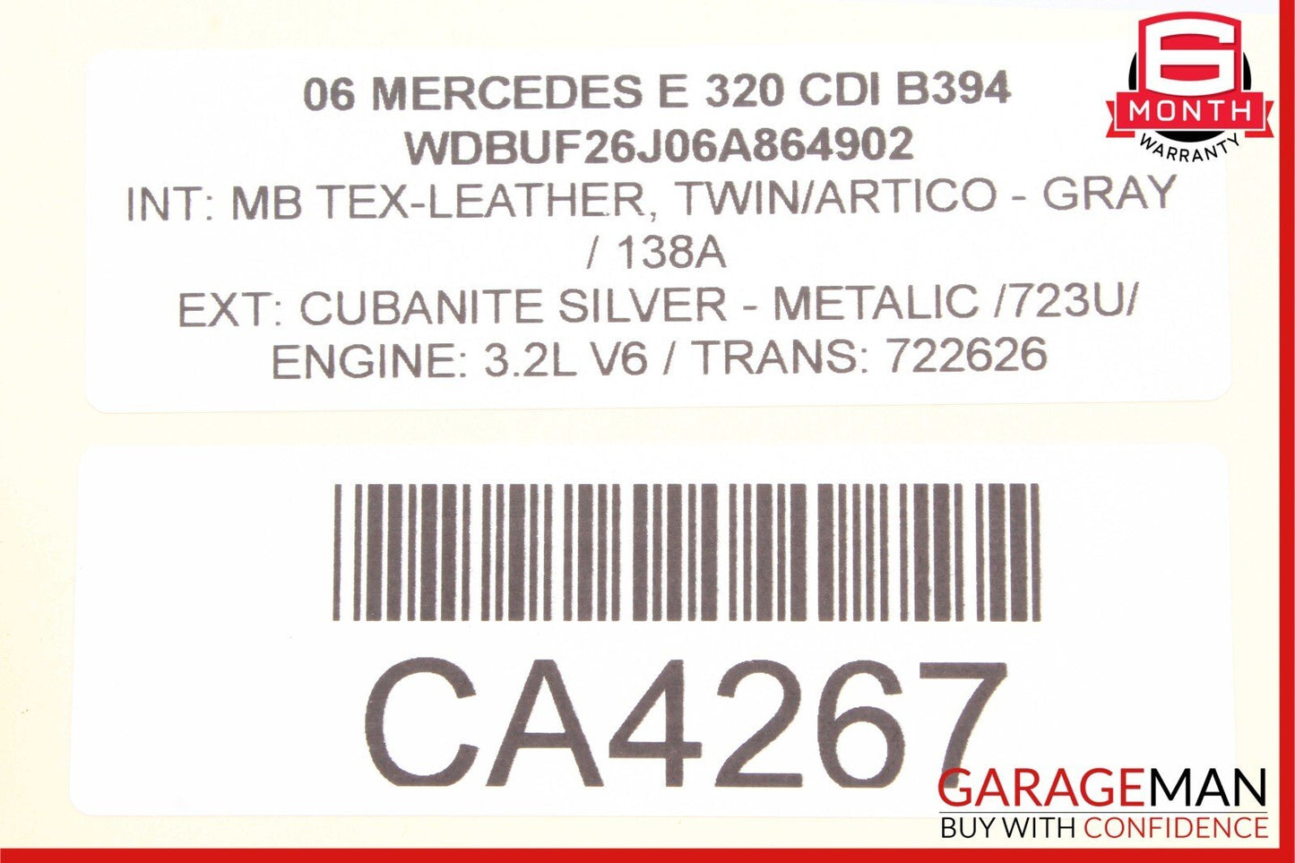 03-09 Mercedes W211 E320 E63 Rear Left Door Lock Latch Actuator Keyless Go OEM