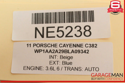 11-18 Porsche Cayenne 958 Ignition Switch Module w/ Key 7PP905865E OEM