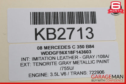 08-14 Mercedes W204 C350 Front Right & Left Side Door Sound Speaker Set of 2 Pc