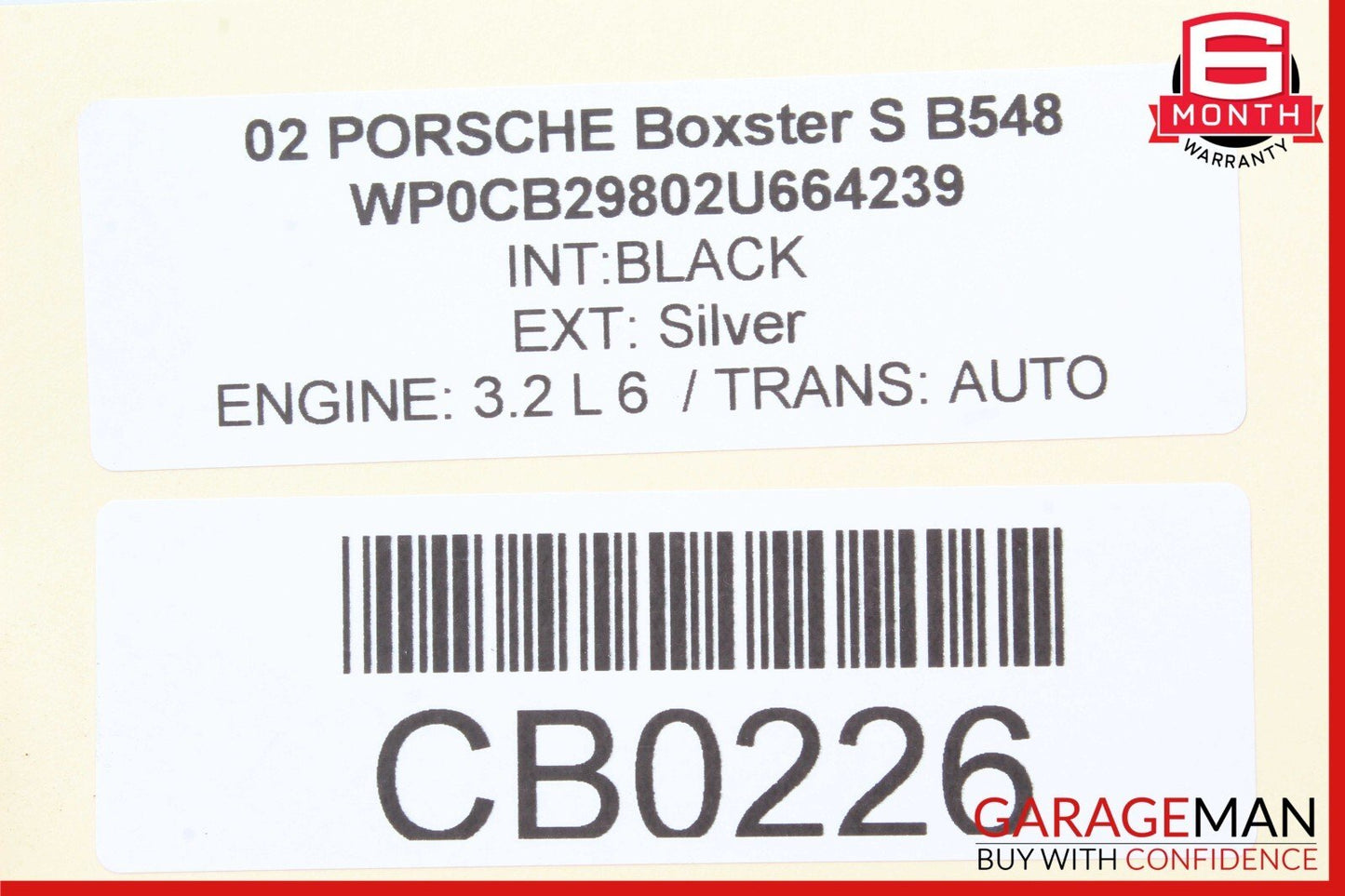 97-04 Porsche Boxster S 986 Front or Rear Suspension Lower Control Arm OEM