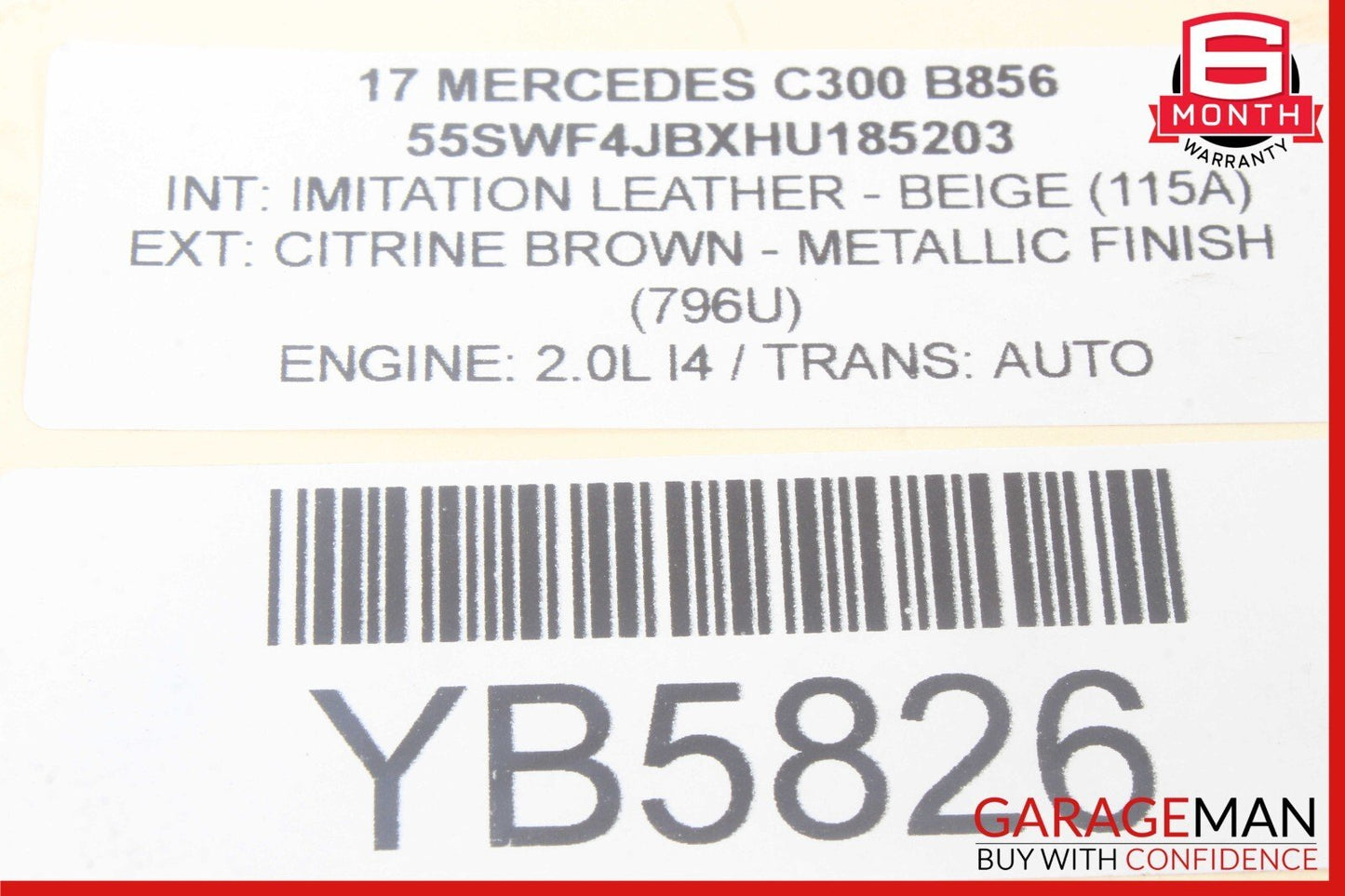 15-19 Mercedes W205 C300 GLC300 DENSO Engine Starter Motor 2749062100 OEM