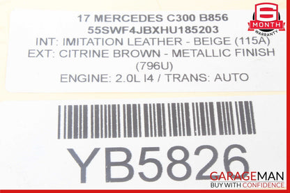 15-19 Mercedes W205 C300 GLC300 DENSO Engine Starter Motor 2749062100 OEM