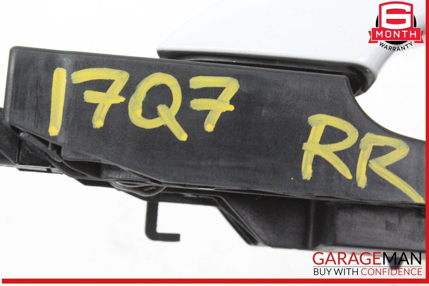 17-24 Audi Q7 Right Passenger Side Exterior Door Handle White 4M0837886A OEM