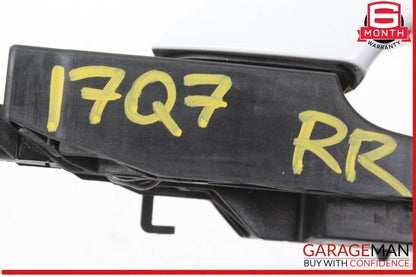 17-24 Audi Q7 Right Passenger Side Exterior Door Handle White 4M0837886A OEM