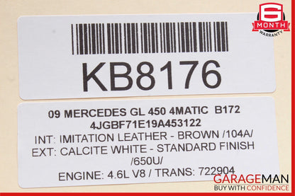 06-09 Mercedes GL320 GL450 ML550 Speedometer Odometer Instrument Cluster Gauge