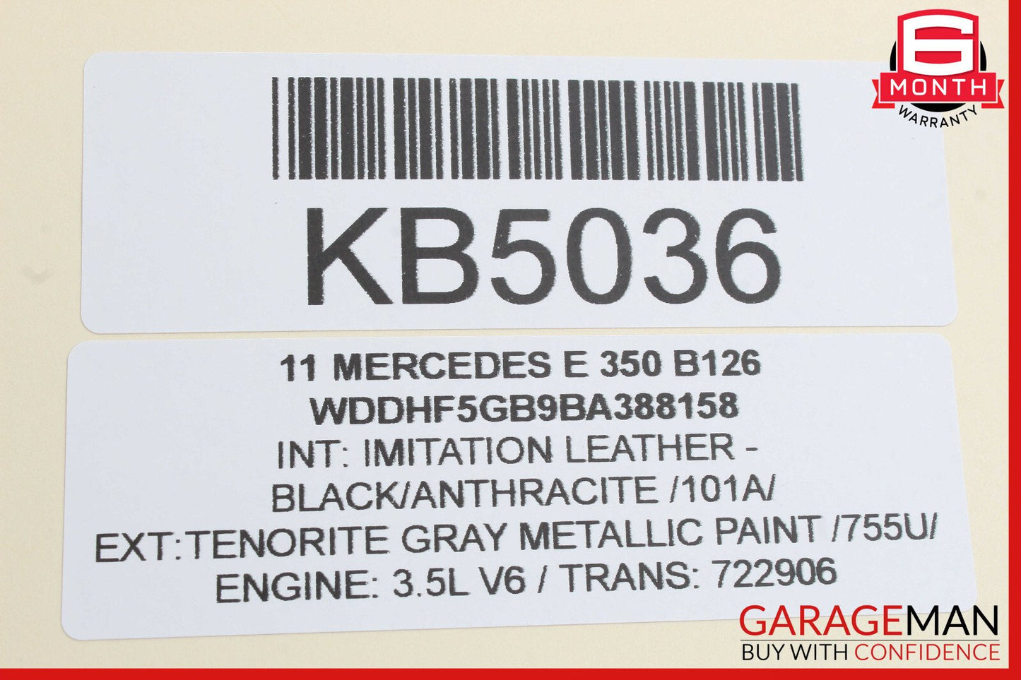10-13 Mercedes W212 E350 E550 Sedan Left Side Rear View Door Mirror OEM