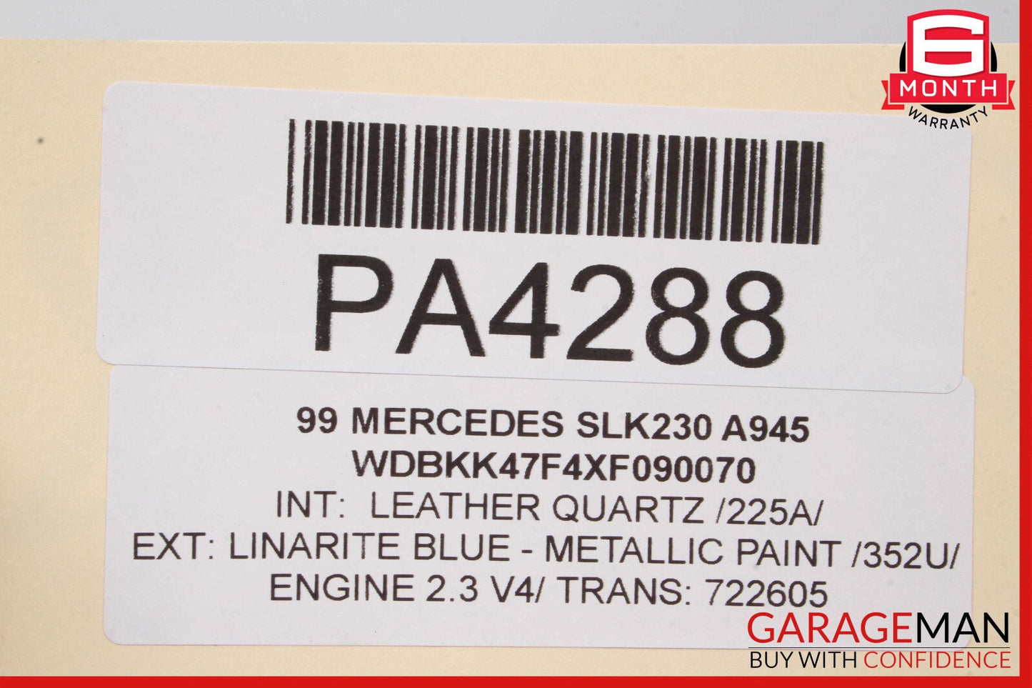 97-04 Mercedes R170 SLK320 SLK32 AMG AC A/C Air Conditioning Cooling Condenser