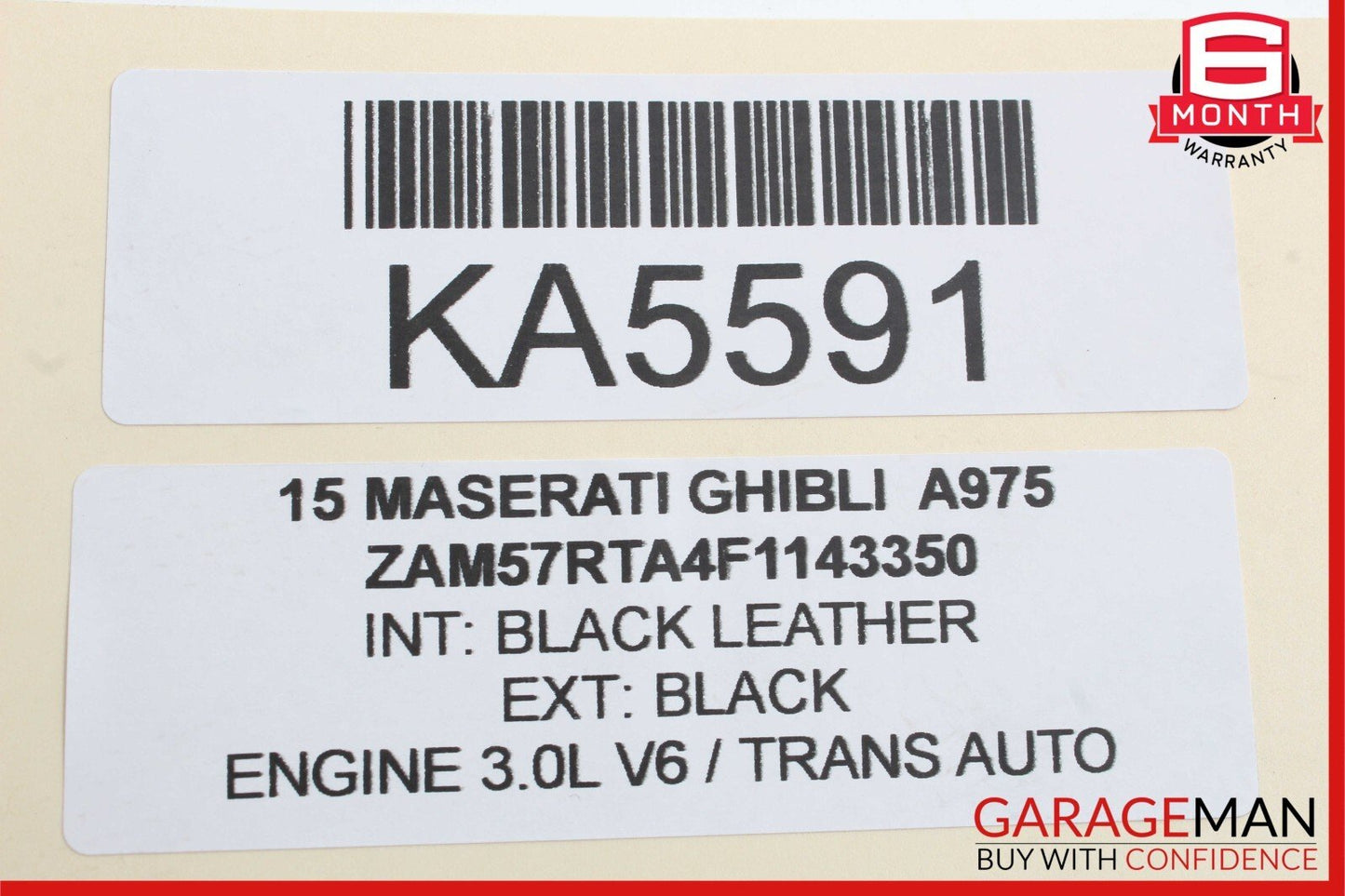 14-17 Maserati Ghibli Rear Right or Left Side Suspension Upper Control Arm OEM