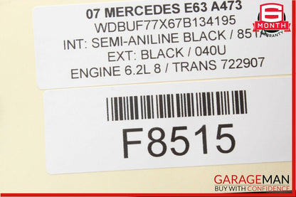 07-09 Mercedes W211 E63 ML63 AMG Fuel Pump Motor Control Module Unit OEM