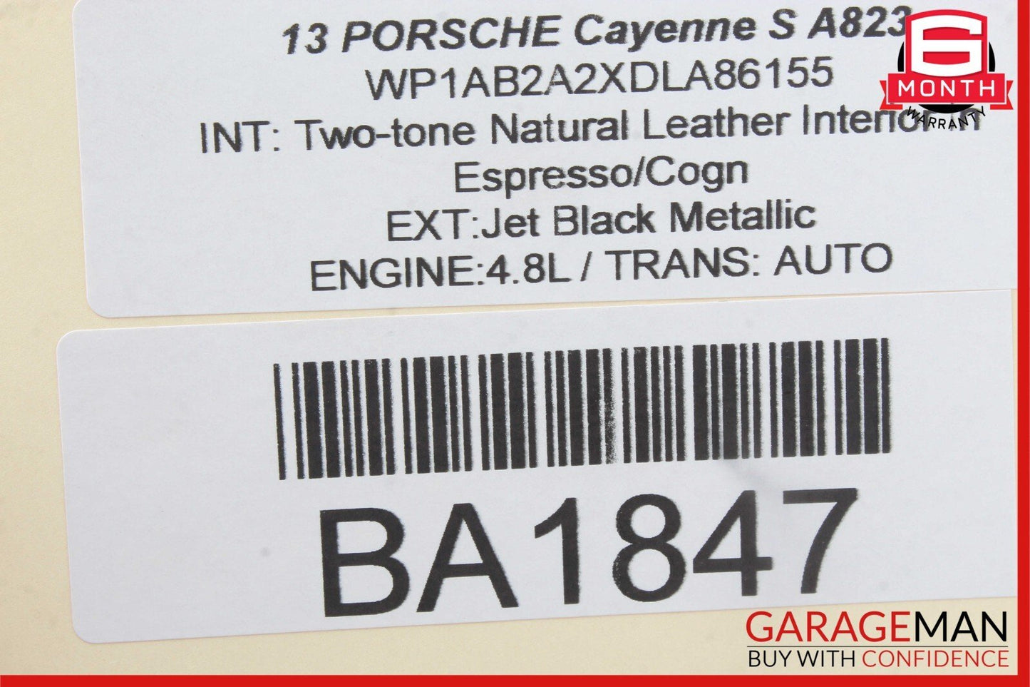 11-18 Porsche Cayenne 958 Dash Dashboard Ignition Switch Housing Trim Bezel OEM