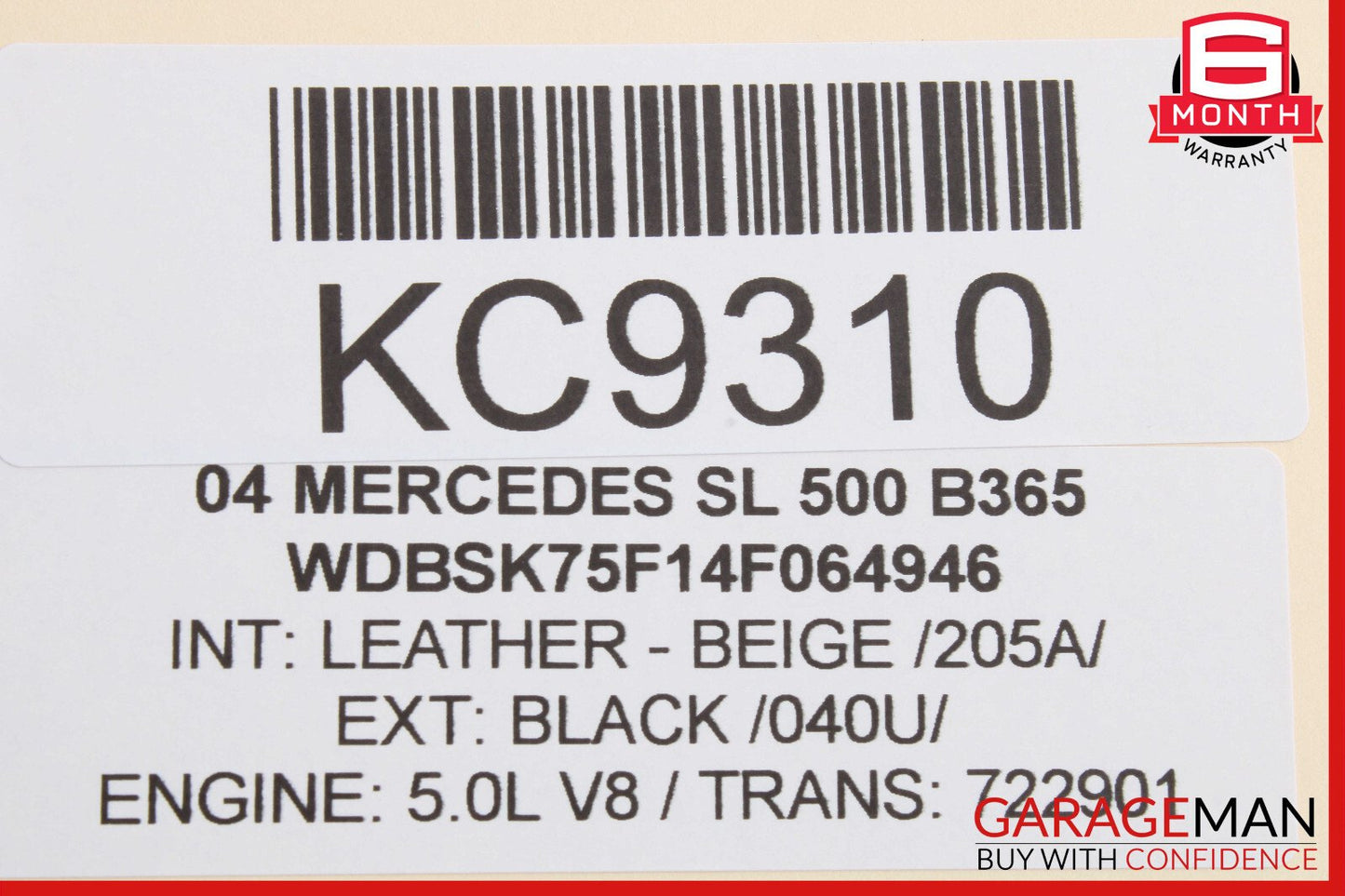 Mercedes R230 SL500 SL55 AMG Rear Hydraulic Valve Block Suspension Pump OEM