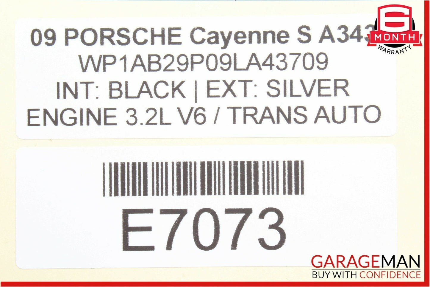 03-10 Porsche Cayenne 955 958 Dash Dashboard Instrument Panel Cover Trim Wood
