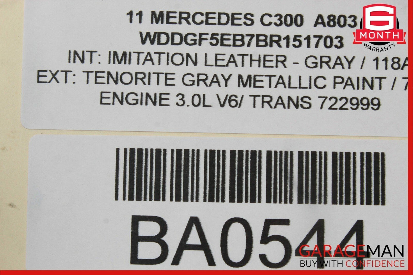 08-18 Mercedes W204 C250 C300 E400 Front Right Side Door Control Module Unit OEM