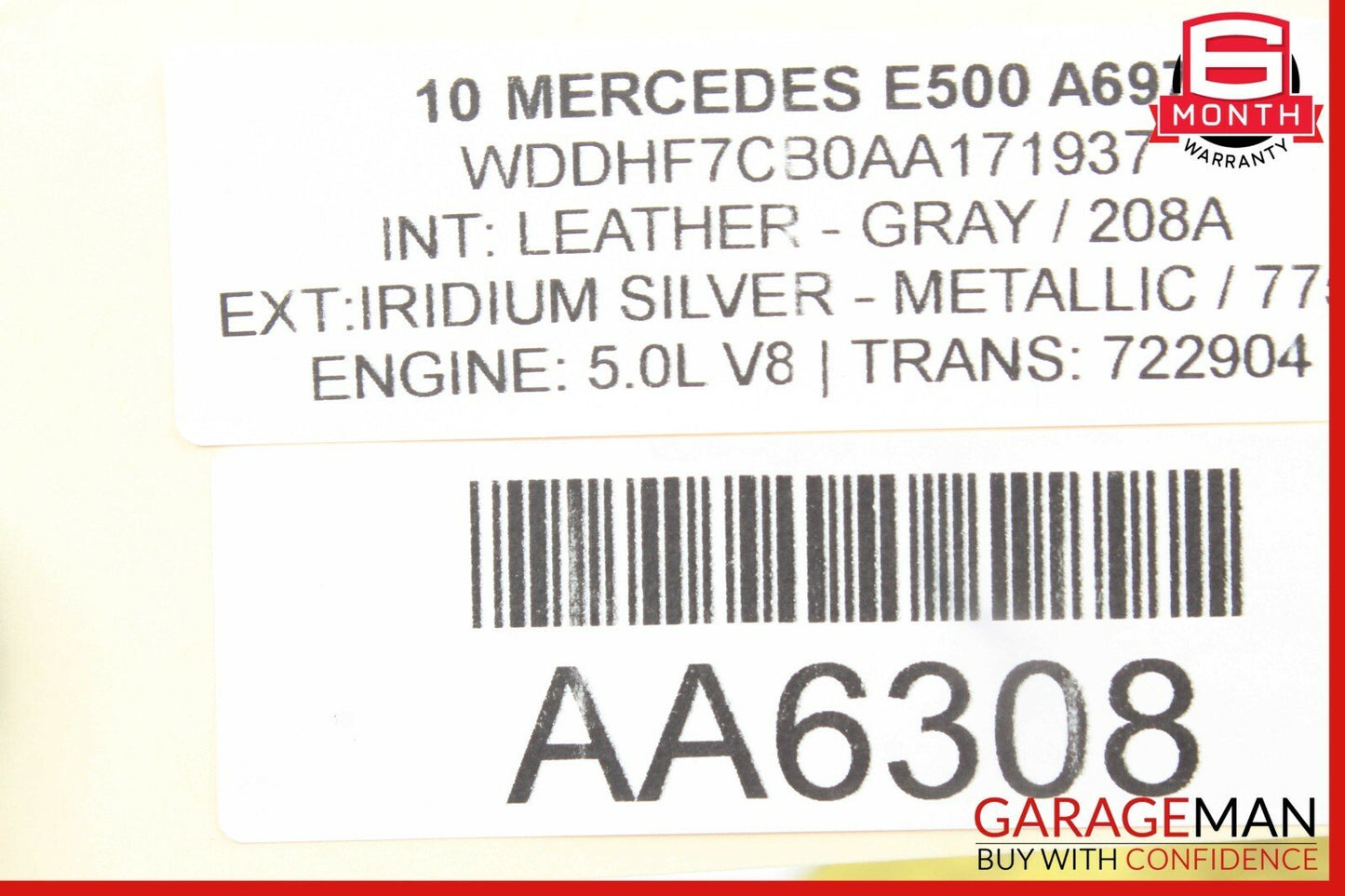 10-16 Mercedes W212 E500 E550 Rear Left Driver Side Suspension Control 20409 Arm