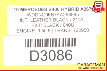 10-13 Mercedes W221 S400 Hybrid Vacuum Pump 2214300032 OEM
