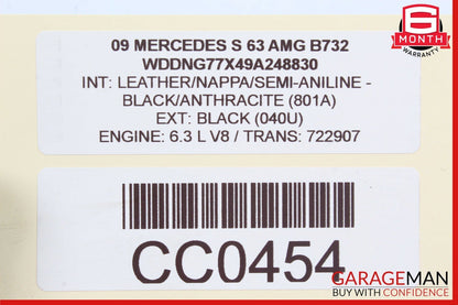 07-14 Mercedes S550 S350 CL550 Rear Trunk Lid Release Open Lock Unlock Handle
