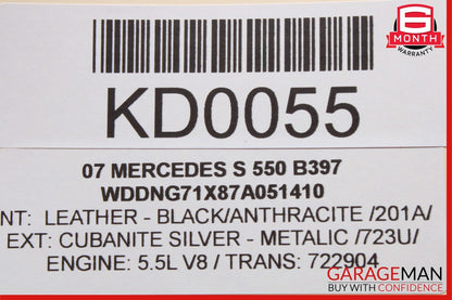 07-13 Mercedes W221 S550 S63 Front Left Driver Side Under Seat Control Unit OEM