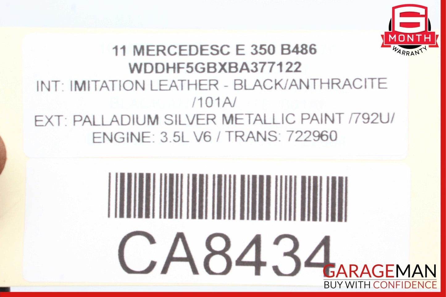 10-16 Mercedes W212 E350 E400 Front Left Driver Side Top Upper Control Arm OEM