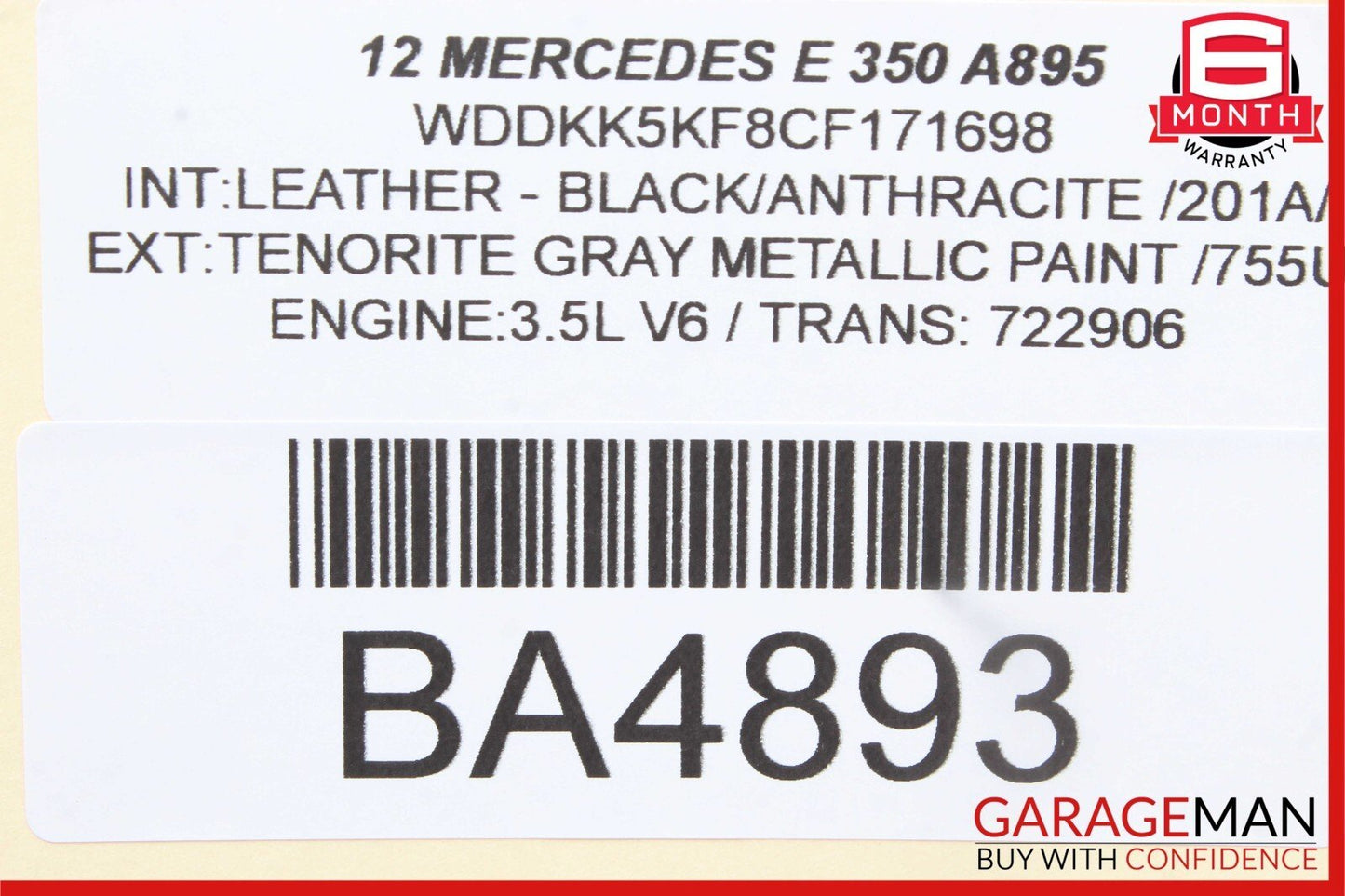 10-16 Mercedes E350 C250 C300 SLK350 Front Active Lane Assist Camera OEM