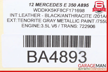 10-16 Mercedes E350 C250 C300 SLK350 Front Active Lane Assist Camera OEM