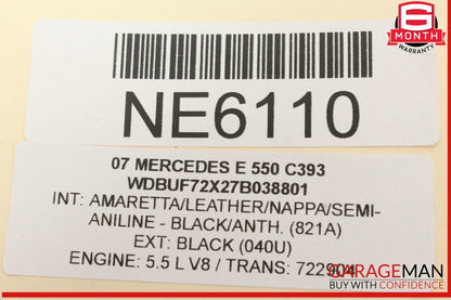 03-13 Mercedes W211 E550 S550 SL500 CLS550 C350 Engine Motor Starter OEM