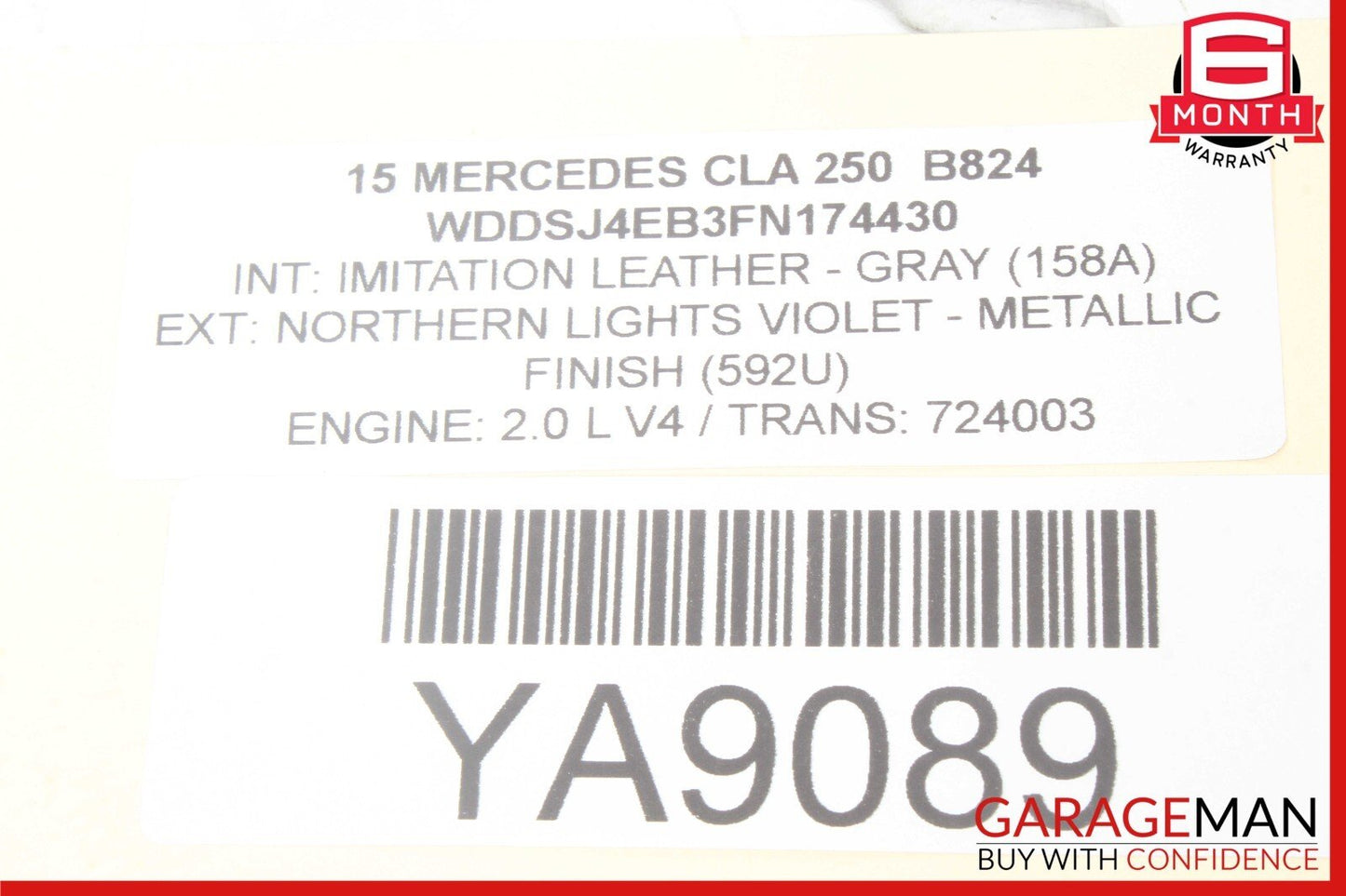 14-19 Mercedes W117 CLA250 CLA45 AMG AC A/C Air Conditioning Compressor OEM