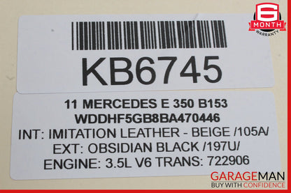 Mercedes W204 C250 GLK350 Sirius Satellite Radio Receiver 2128706489 OEM