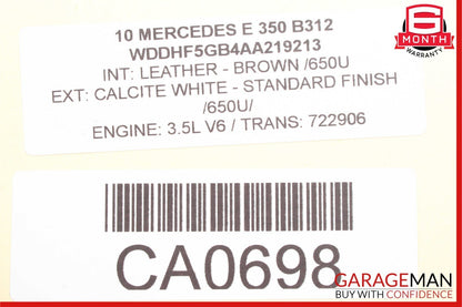 08-16 Mercedes E550 C350 E350 C63 AMG Rear Right Door Latch Lock Actuator