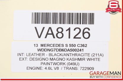 07-13 Mercedes W221 S550 S400 Rear Right or Left Side Door Control Module OEM