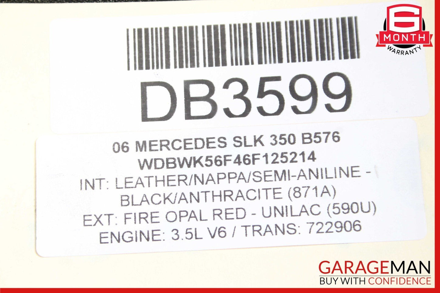 05-11 Mercedes R171 SLK350 Rear Differential Diff Carrier Axle 3.27 OEM