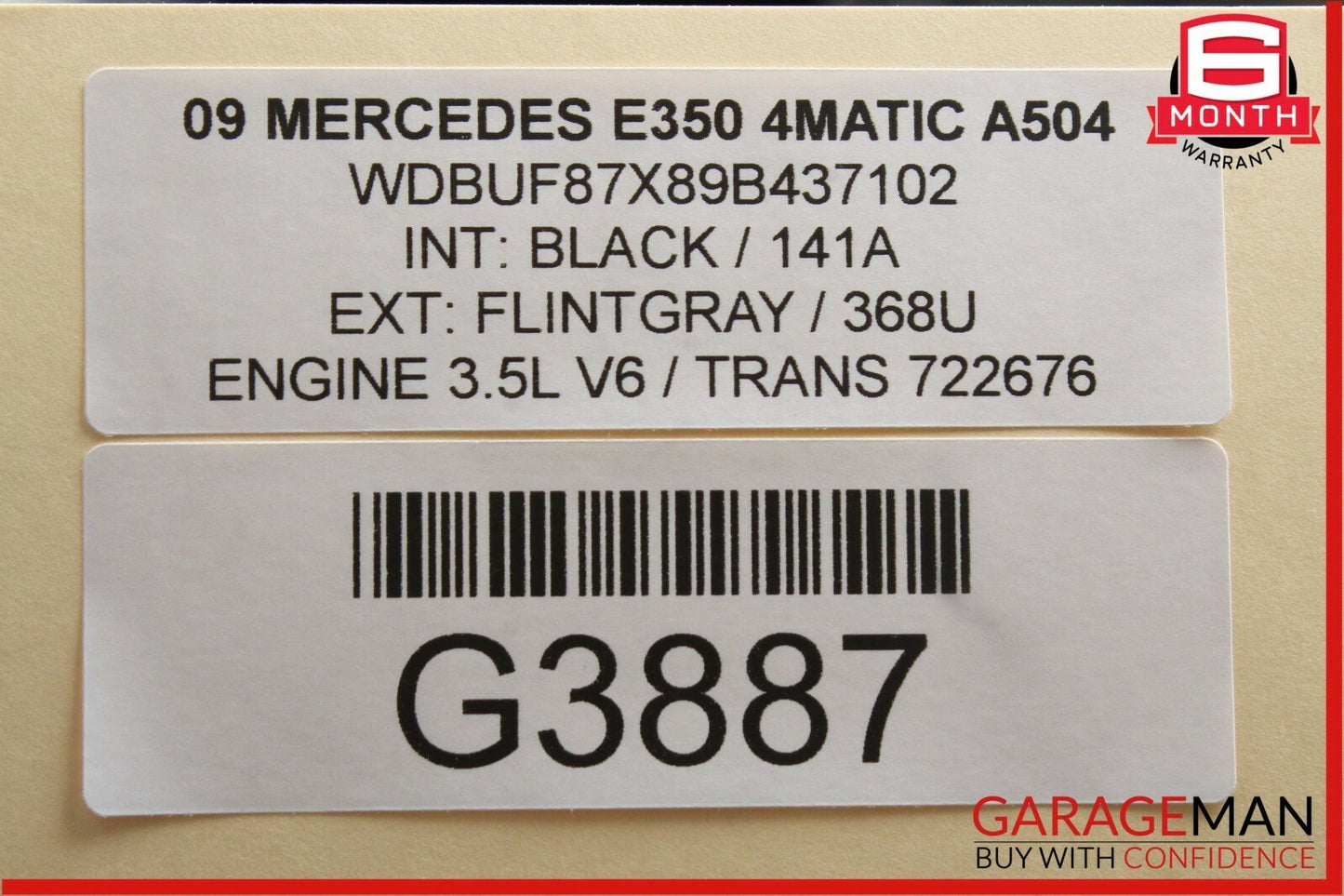 03-11 Mercedes W211 E350 Rear Right / Left Side Suspension Upper Control Arm OEM
