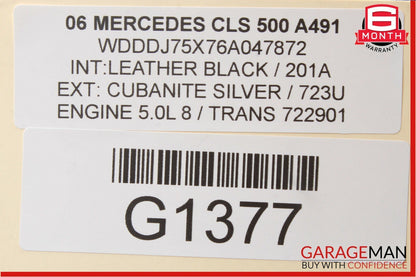 06-11 Mercedes W219 CLS500 CLS350 CLS63 AMG Front Right Door Lock Latch Actuator