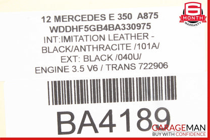 08-18 Mercedes X204 GLK350 E350 C300 CLS550 Rear Left Side Door Control Module