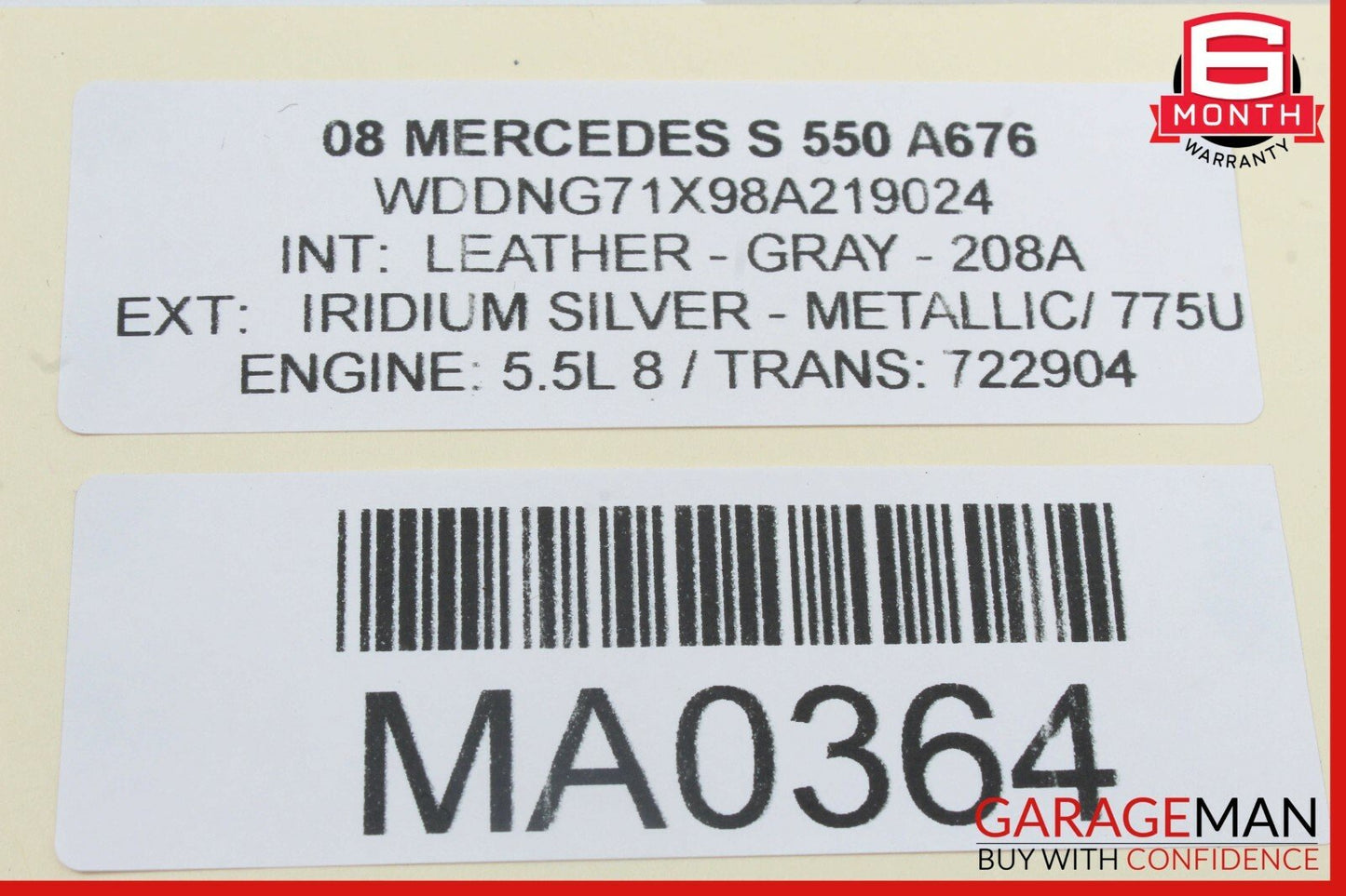 07-09 Mercedes W221 S550 CL550 S63 Rear Trunk Fuse Box 2215405950 OEM