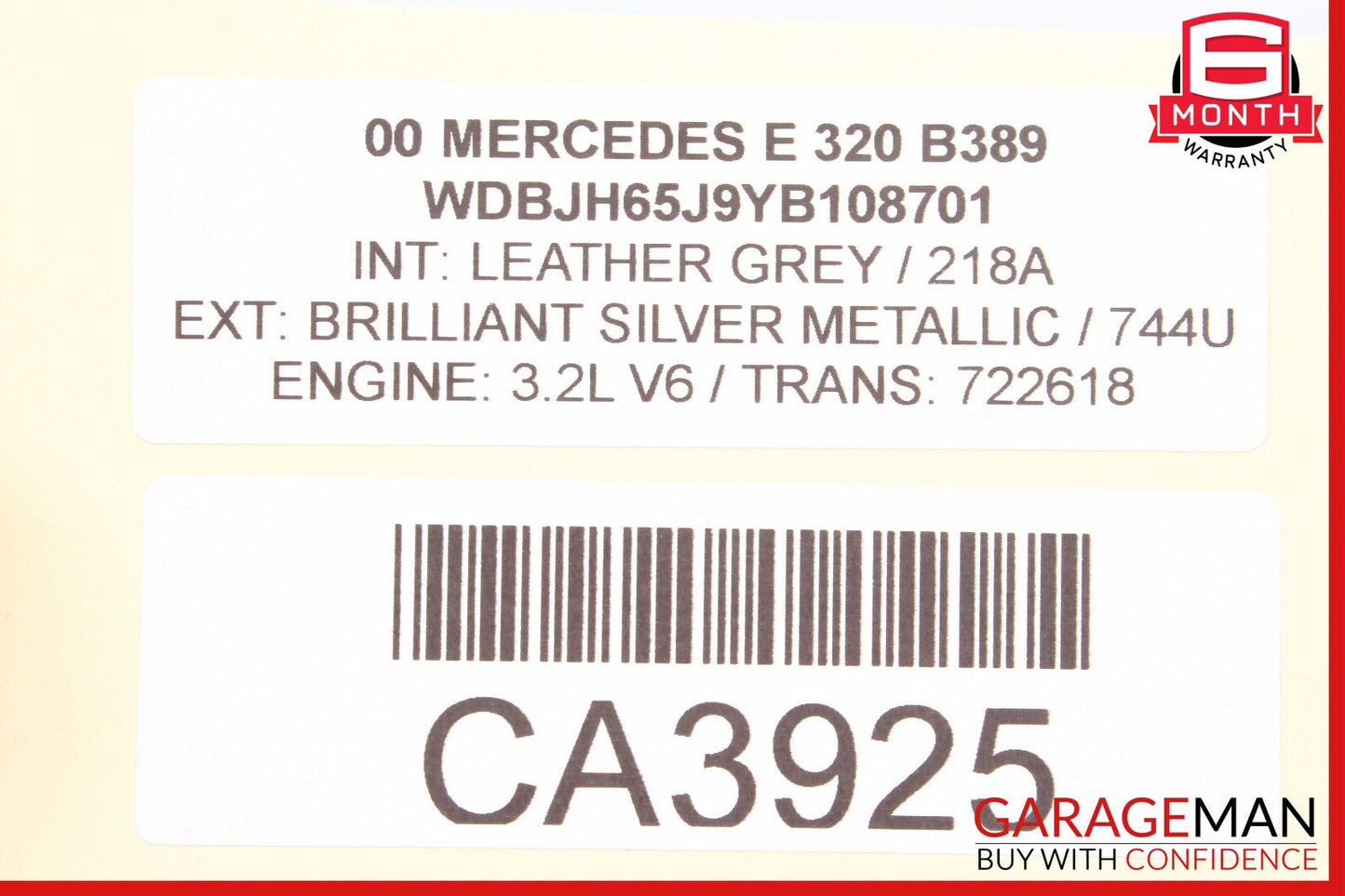 96-02 Mercedes W210 E320 E55 AMG Center Air Dash AC A/C Heater Vent OEM
