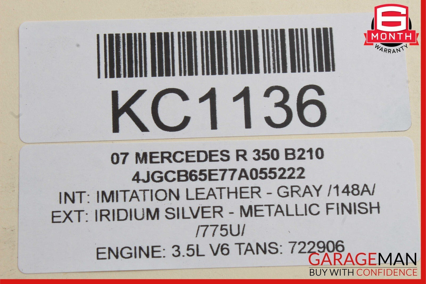 06-10 Mercedes W251 R350 Front Right Passenger Headlight Lamp Bi Xenon