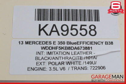 08-16 Mercedes W212 E350 C300 GLK350 Rear Right Door Window Regulator Motor OEM