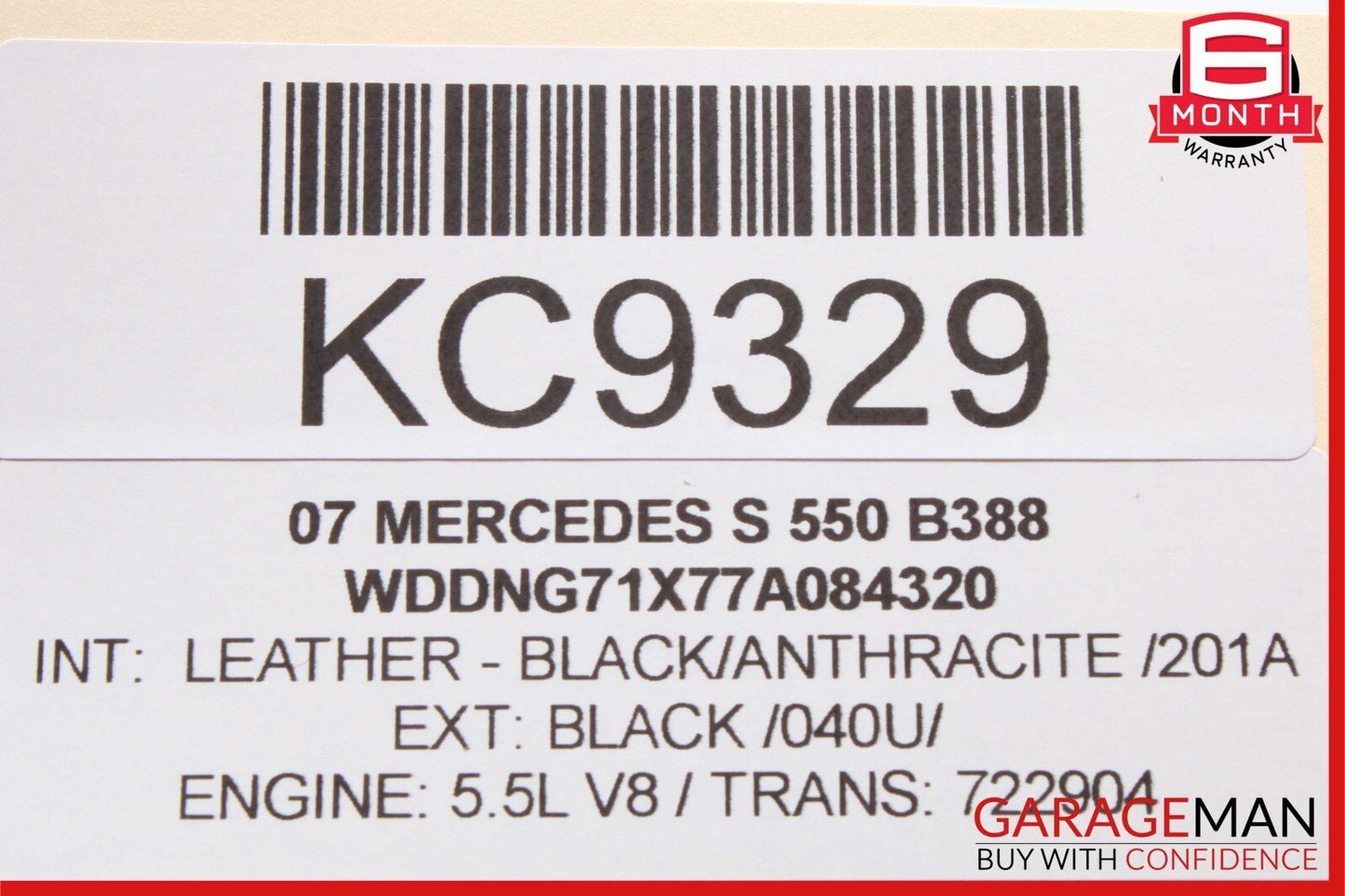 07-09 Mercedes W221 S550 S65 AMG Rear Left Or Right Side Door Control Module OEM