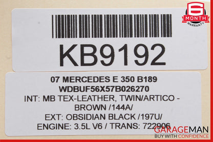 03-09 Mercedes W211 E500 E320 E63 Front Right Passenger Door Control Module Unit